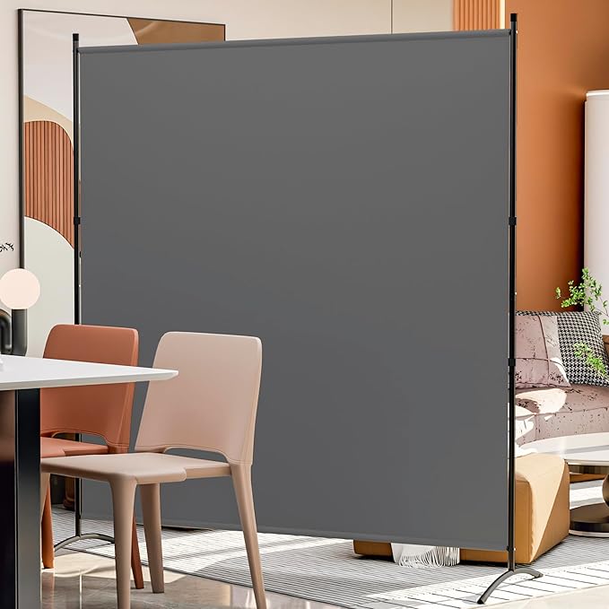Room Divider Folding Privacy Screens, Portable Room Divider Panel 3 Panel by YASRKML