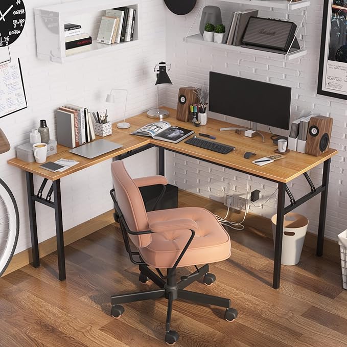 Need L Shaped Folding Desk, Reversible Computer Desk - Image 2