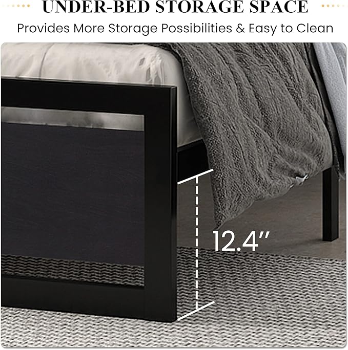 SHA CERLIN Full Size Bed Frame - Image 5
