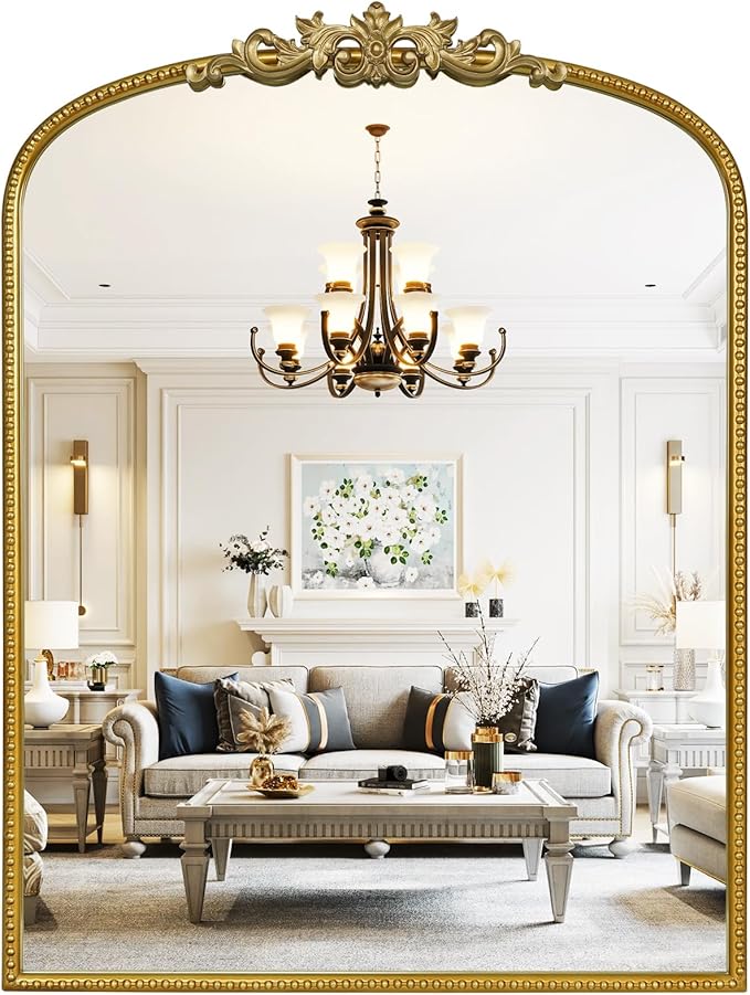 WallBeyond Gold Vintage Mirror by WallBeyond