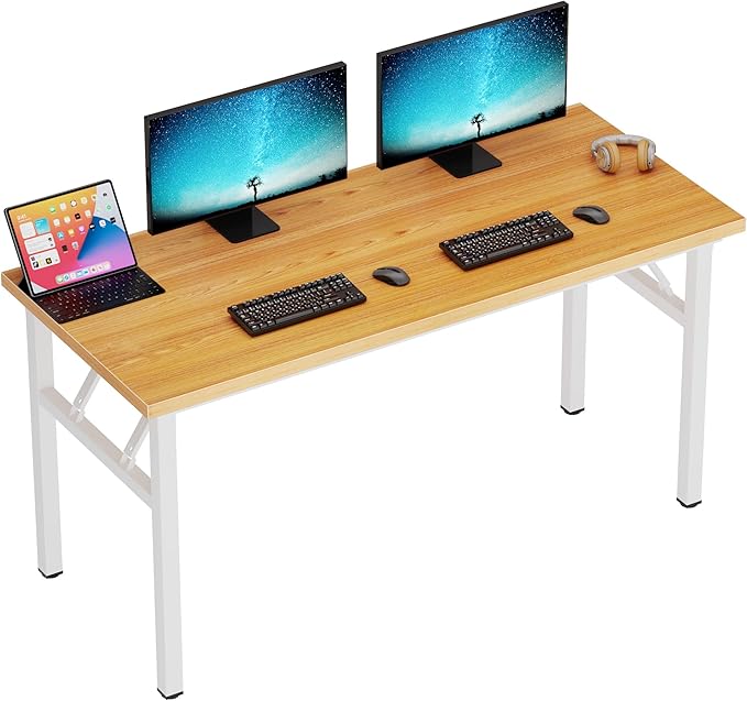 DlandHome Computer Desk 62 inches Office Desk Computer Table Study Writing Desk - Image 8