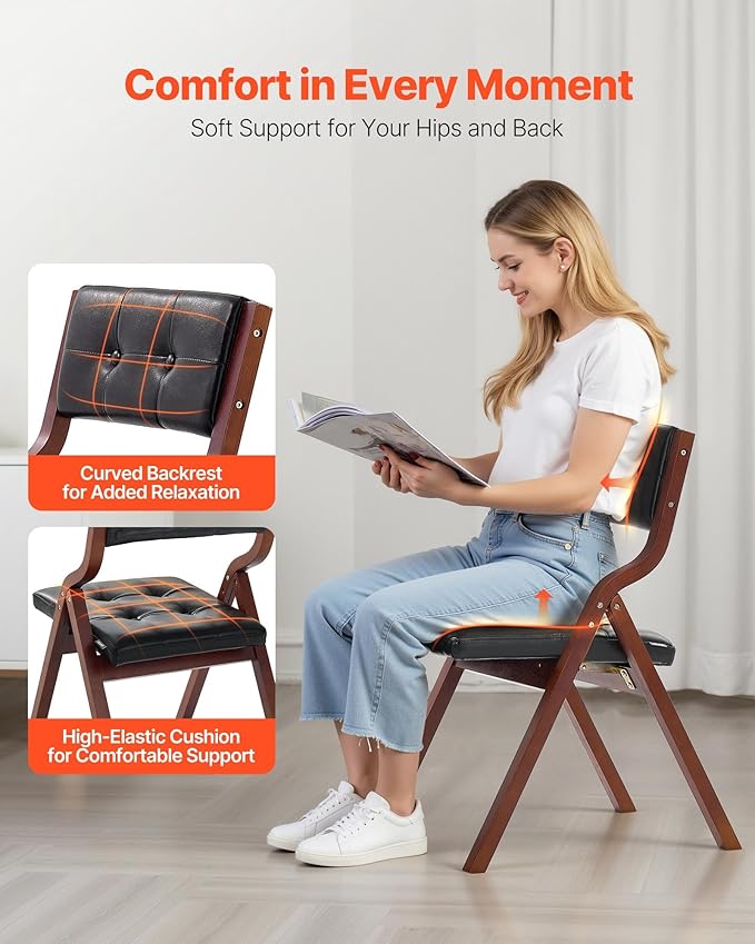 VEVOR Wooden Folding Chairs - Image 3