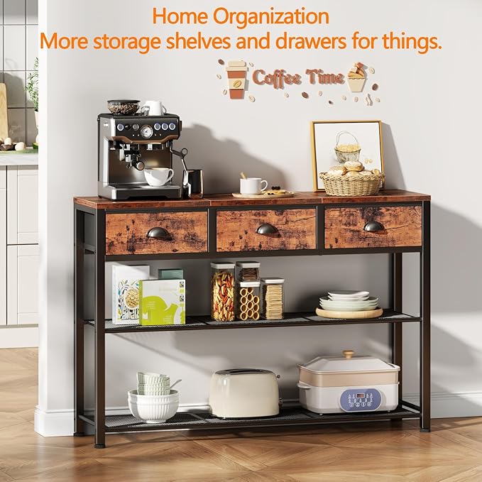 Furologee Entryway Table, Industrial Entry Way Table - Image 8
