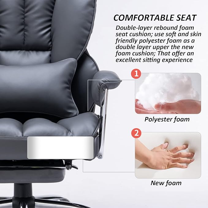 Efomao Big and Tall Office Chair - Image 6