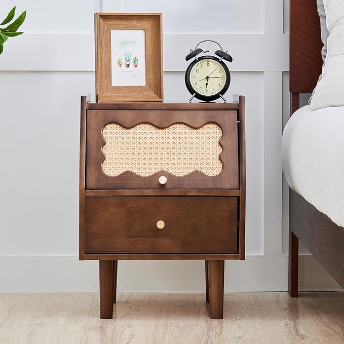 Uniclinens Rattan Nightstand by Uniclinens