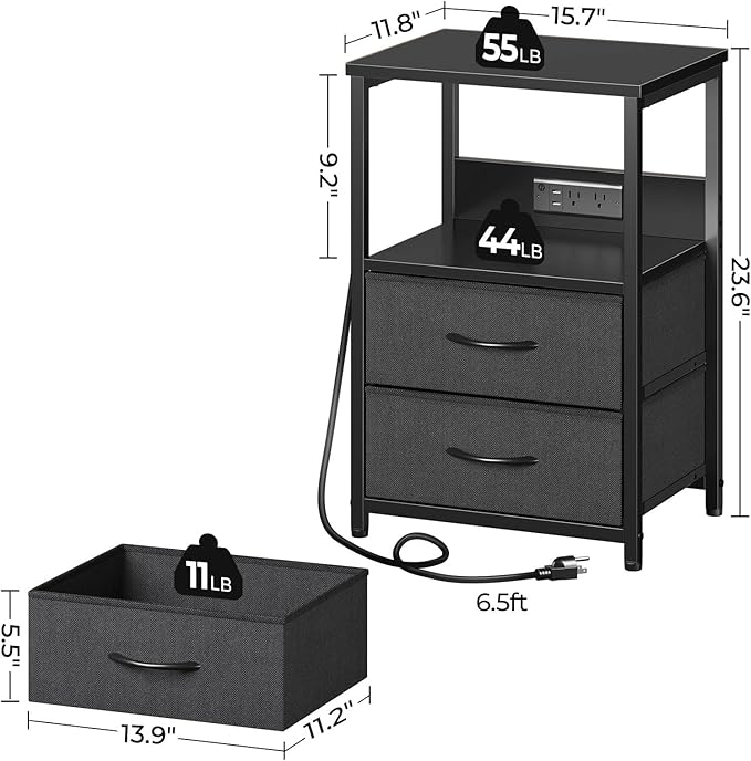 Seventable Nightstand Set of 2 - Image 3