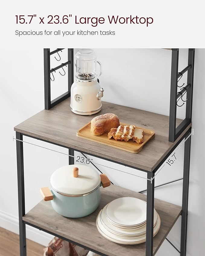 VASAGLE Coffee Bar, Baker’s Rack - Image 5