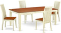 East West Furniture QUIP5-BMK-W 5 Piece Dinette Set by EastWestFurniture
