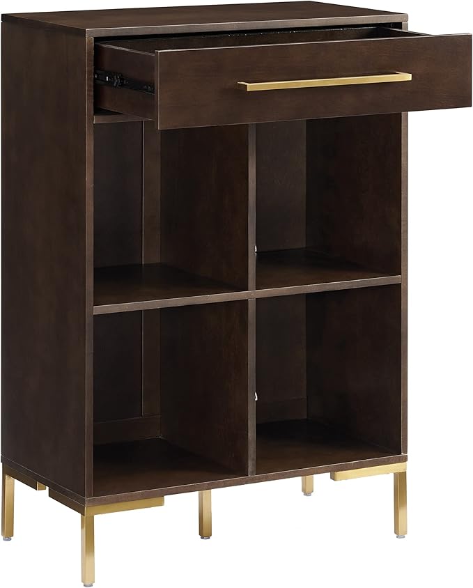 Crosley Furniture Juno Cube Bookcase and Record Player Stand - Image 5