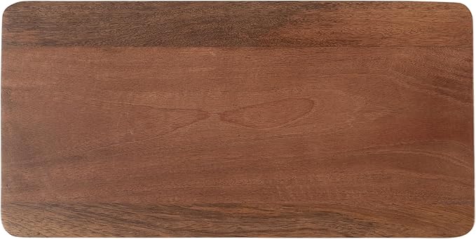 Kate and Laurel Dahl Modern Slatted Wooden Slim Side Table - Image 8