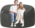 5FT Bean Bag Chair with Ultra Soft Velvet Cover Bean Bag Sofa with Memory Foam by Unknown
