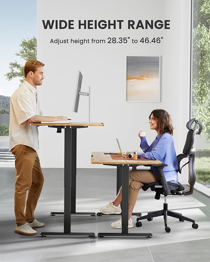 ErGear Height Adjustable Electric Standing Desk, 48 x 24 Inches Sit Stand up - Image 6