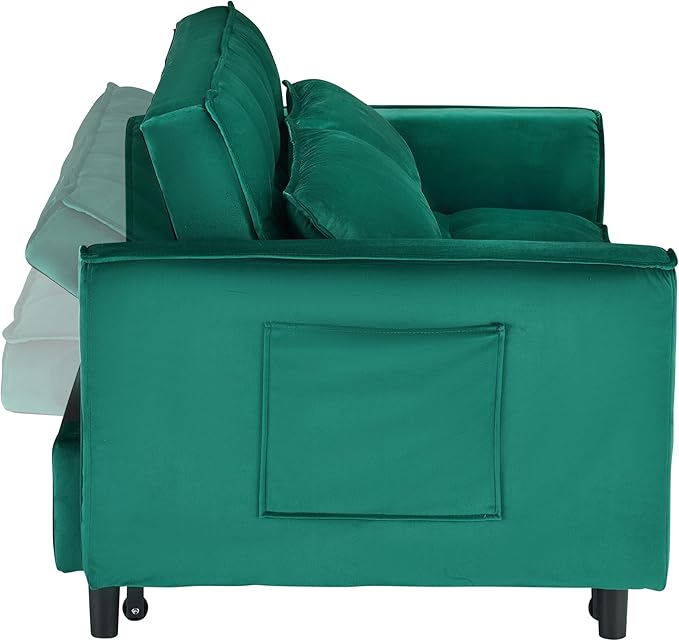 Ball & Cast Convertible Sofa Bed, Pull Out Loveseat Sleeper Sofa, Convertible - Image 13