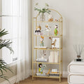 Bookcase Bookshelf, Tempered Glass Bookshelves, Slim Shelving Unit by Hzuaneri