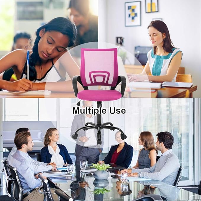 BestOffice Office Chair Ergonomic Cheap Desk Chair Mesh Computer Chair Lumbar - Image 8
