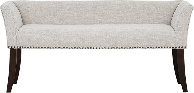 Madison Park Accent Bench for Living Room, Upholstered by MADISONPARK