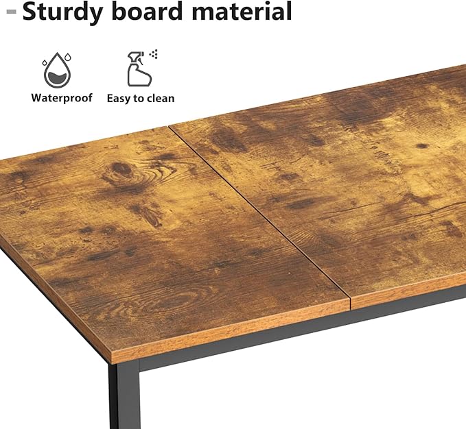 DlandHome 71 inches X-Large Computer Desk, Composite Wood Board, Decent and - Image 4