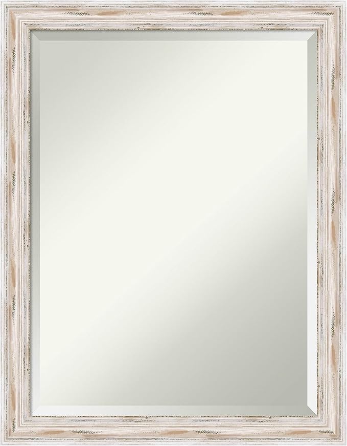 Amanti Art White Bathroom Mirror by AmantiArt