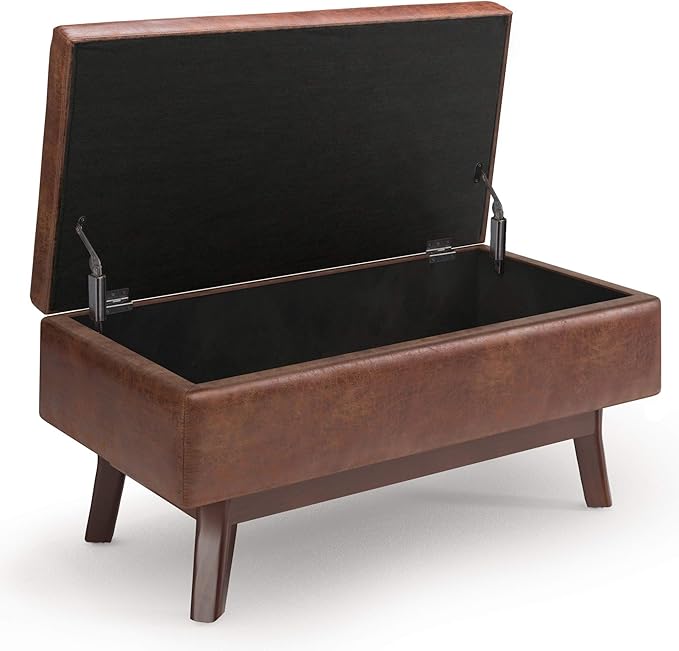 SIMPLIHOME Owen 36 inch Wide Mid Century Modern Rectangle Small Rectangular - Image 5