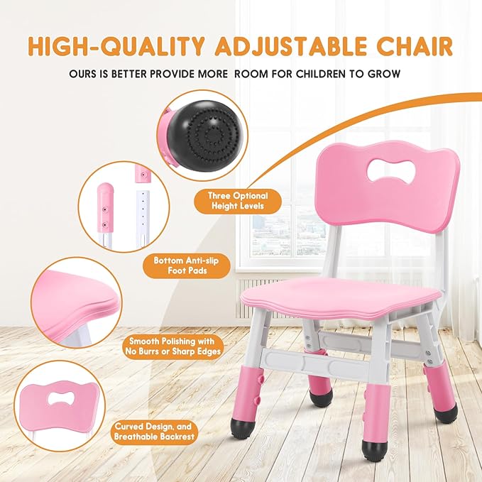 Kids Chair Adjustable Height Children Chairs Suitable - Image 5
