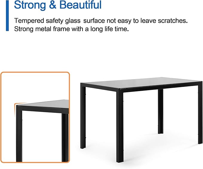 Ball & Cast 5 Pieces Dining Table Set - Image 6