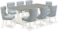 East West Furniture V097SI215-9 9 Piece Dining Room Set Includes a Rectangle by EastWestFurniture