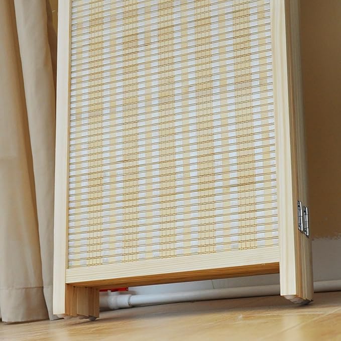 6 Panel Folding Room Divider Screen, - Image 5