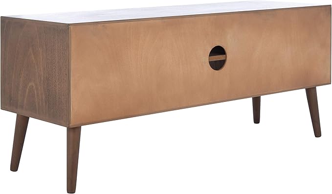 SAFAVIEH Sorrel TV Stand for up to 55" Flatscreen – Brown, 2 Doors - Image 10