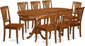 East West Furniture PLAV9-SBR-W 9 Piece Dining Room Furniture Set Includes an by EastWestFurniture