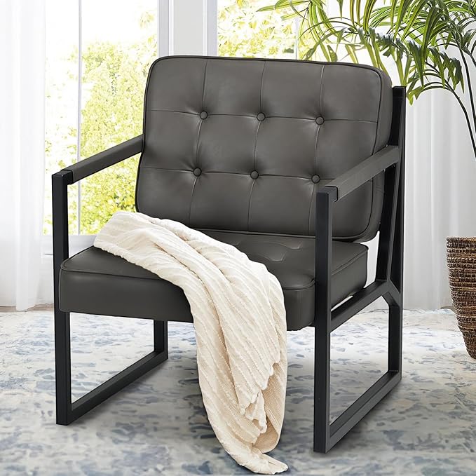 COLAMY Modern Accent Chair, Accent Arm Chair - Image 8