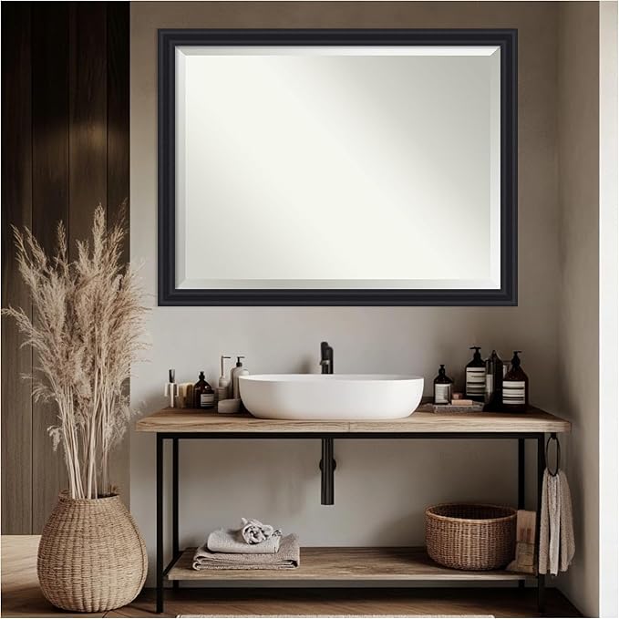 Amanti Art Black Bathroom Mirror - Image 6