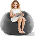 HABUTWAY 2FT Bean Bag Chair, Teardrop Bean Bag Chair Luxurious Velvet Ultra by HABUTWAYMakeYourLifeComfortable
