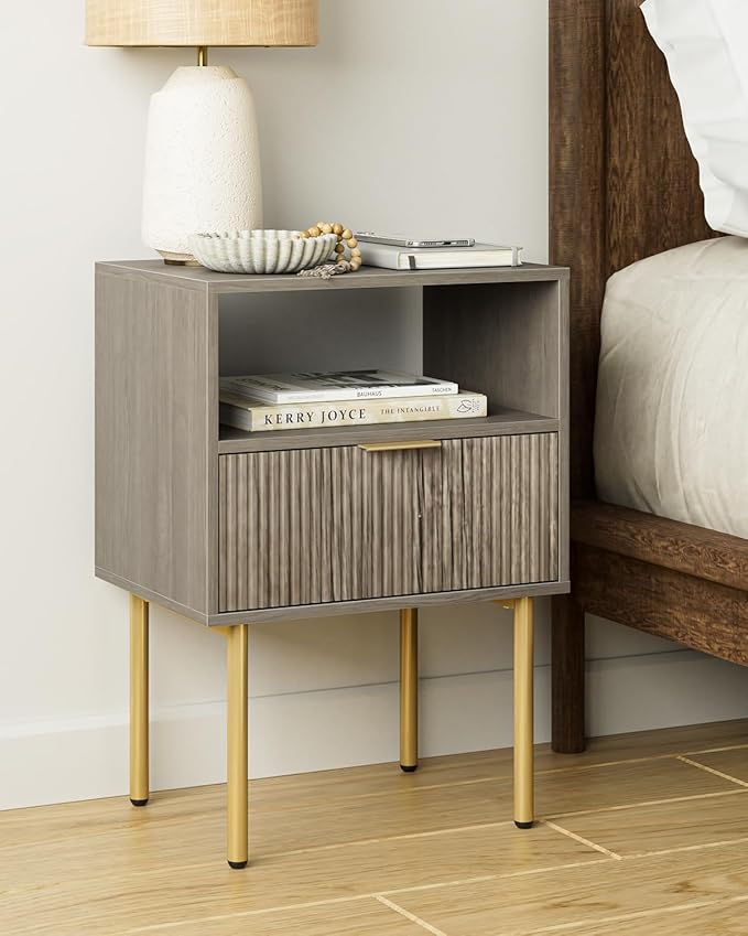 Nightstand, Morden Bedside Table by AEPOALUA