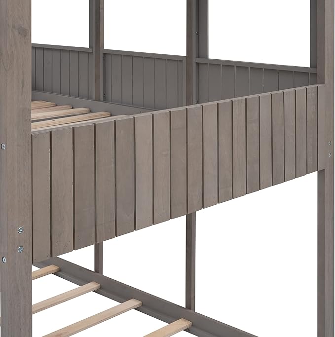 Ball & Cast Full Over Full Size Playhouse Bunk Bed - Image 9