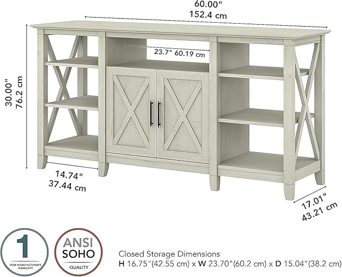 Bush Furniture Key West Tall TV Stand - Image 4