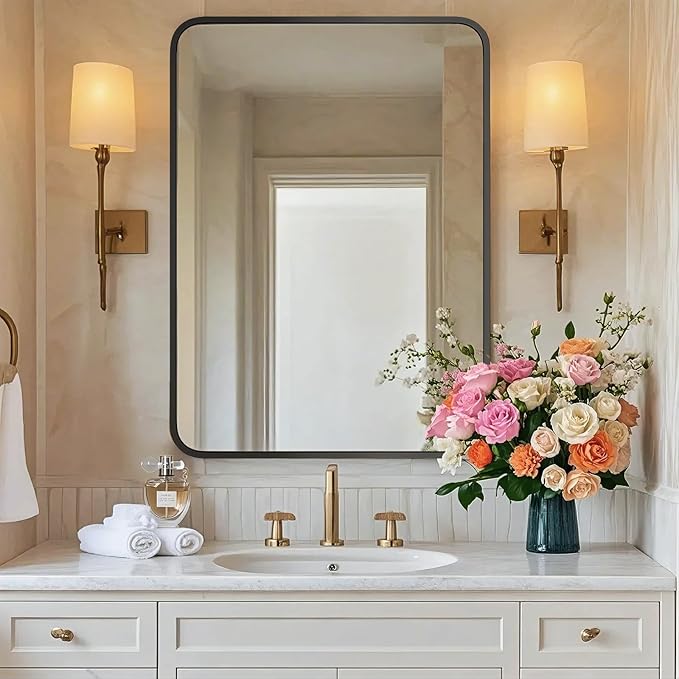 22"×30" Bathroom Mirror for Wall, Modern Bathroom Vanity Mirror - Image 6