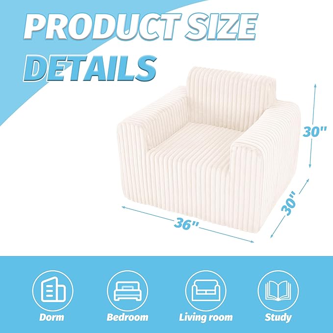 HABUTWAY Giant Bean Bag Chairs for Adults - Image 2