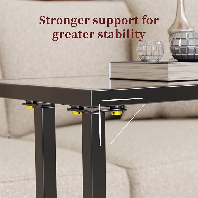Simple Trending C Table Tempered Glass End Table, Couch Side Table, Snack - Image 7