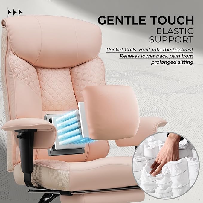 GTRACING Big and Tall Office Chair 400LBS Wide Ergonomic Gaming Chair - Image 7