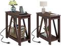 WLIVE End Tables Living Room Set of 2 by WLIVE