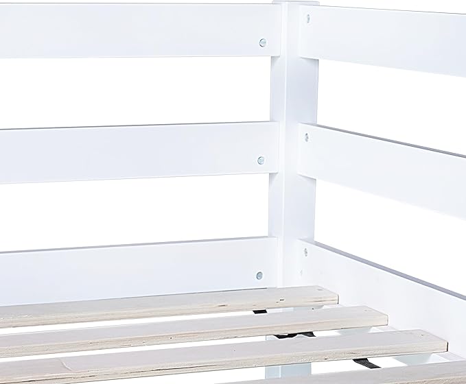 HomSof Twin Loft Bed with Built-in Desk - Image 11