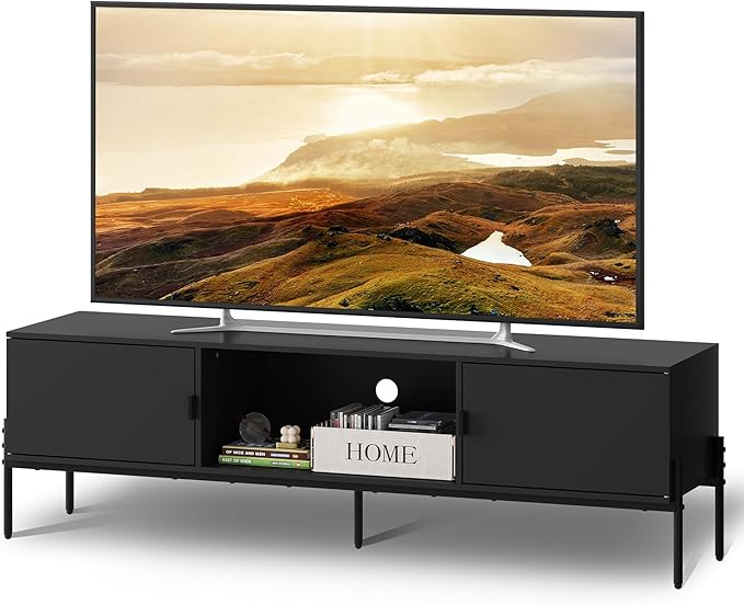 WLIVE Modern TV Stand for 65 Inch TV, Mid Century Entainment Center by WLIVE