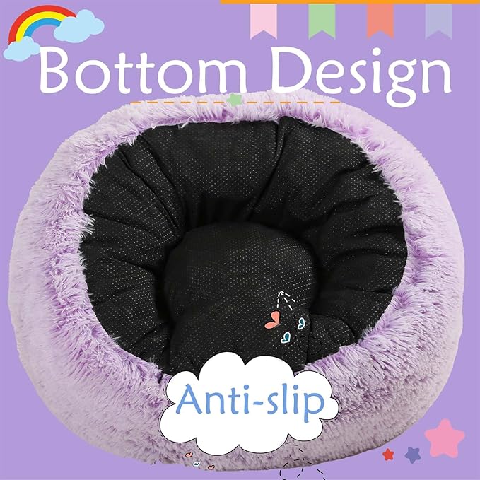 Bean Bag Chair for Kids with Plush Faux Fur Cover, 2.5FT Memory Foam Filled - Image 6