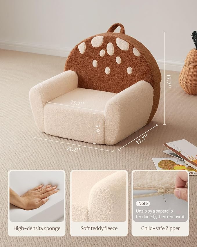 Blissful Diary Toddler Chair Comfy, Foam Kids Chair - Image 3