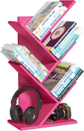 5 Tier Tree Book Shelf, Small Desktop Bookshelf by SHEEPAM