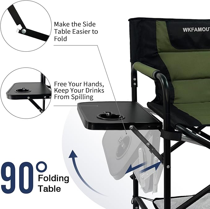 Tall Folding Directors Chair - Image 5