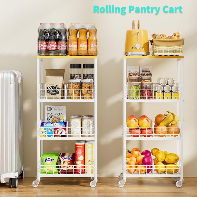 HapiRm Kitchen Fruit Vegetable Cart - Image 5