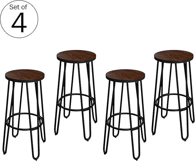 Lavish Home 24-Inch Bar Stools - Image 2