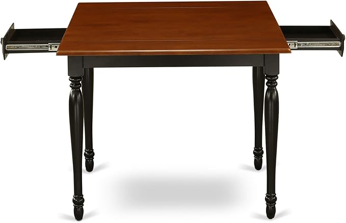 East West Furniture MZDA3-BCH-W 3 Piece Dinette Set - Image 6