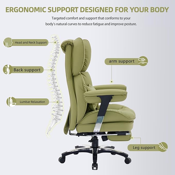 Efomao Big and Tall Office Chair - Image 7